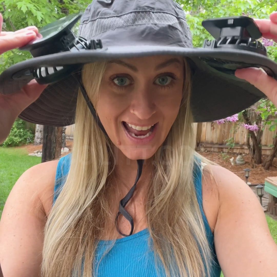 Fishing Hat With Built In Fan
